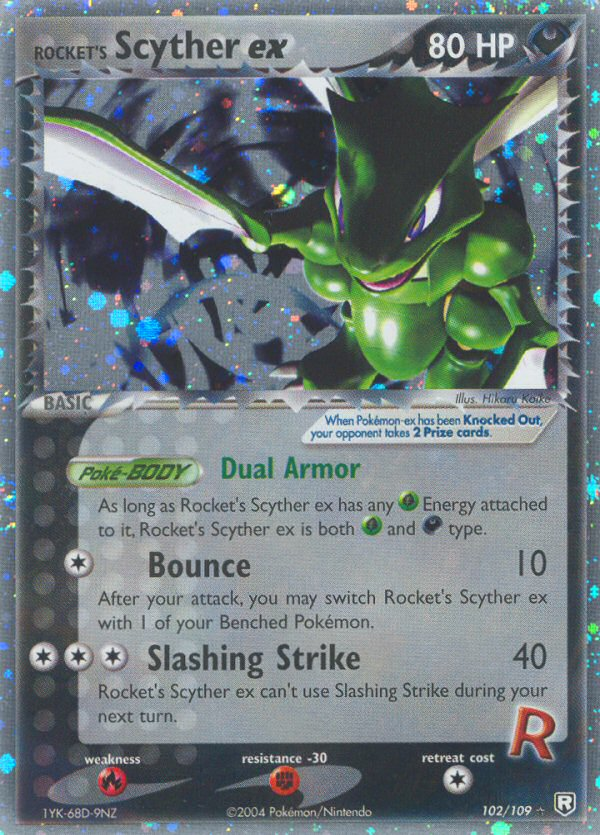 Rocket's Scyther ex (102/109)