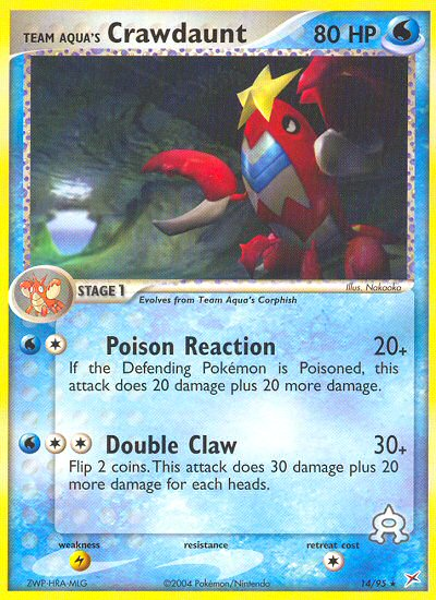 Team Aqua's Crawdaunt (014/95)