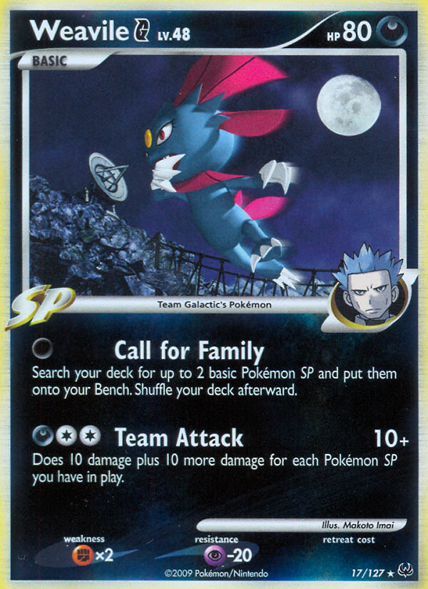 Weavile G (017/127)