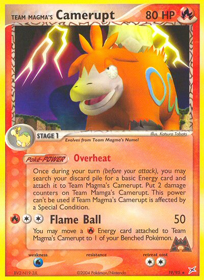 Team Magma's Camerupt (019/95)