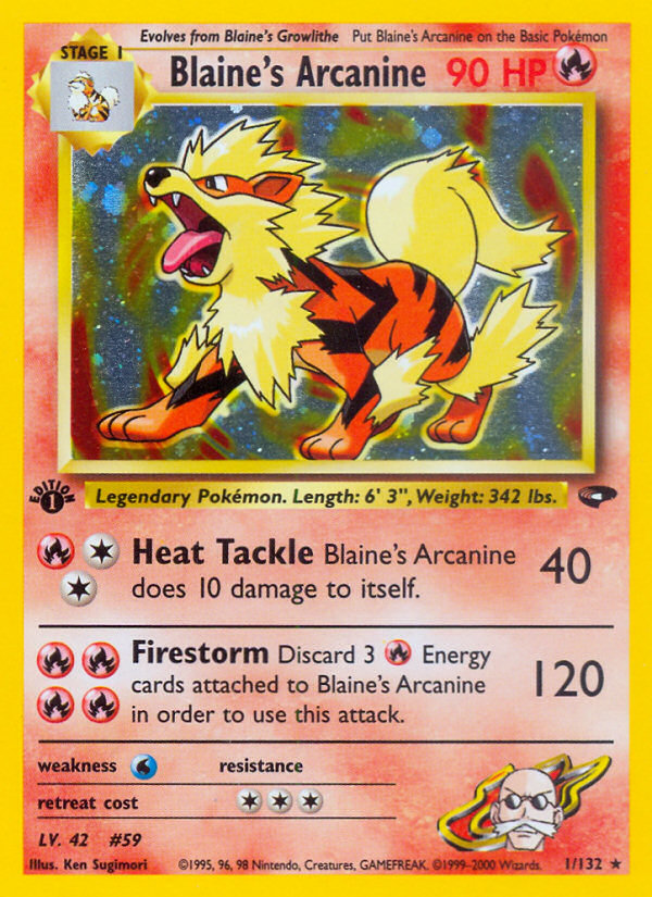 Blaine's Arcanine (001/132)