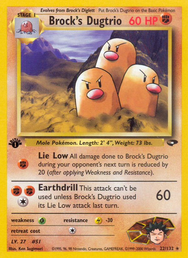 Brock's Dugtrio (022/132)