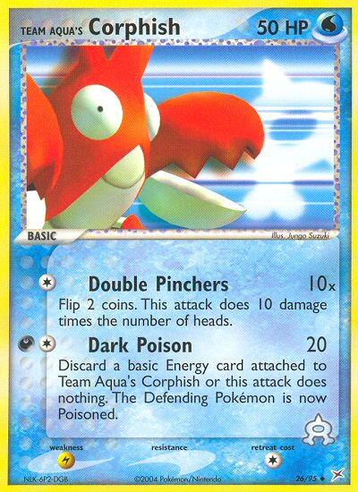 Team Aqua's Corphish (026/95)