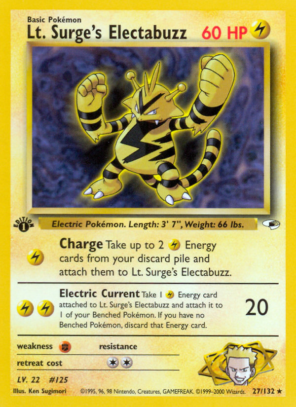 Lt. Surge's Electabuzz (027/132)