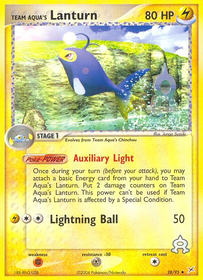 Team Aqua's Lanturn (028/95)