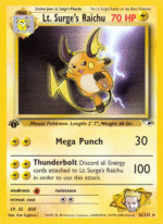 Lt. Surge's Raichu (028/132)