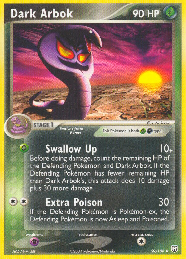 Dark Arbok (029/109)