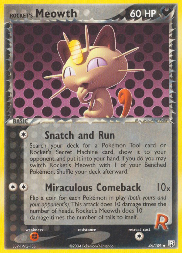 Rocket's Meowth (046/109)