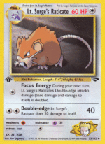 Lt. Surge's Raticate (053/132)