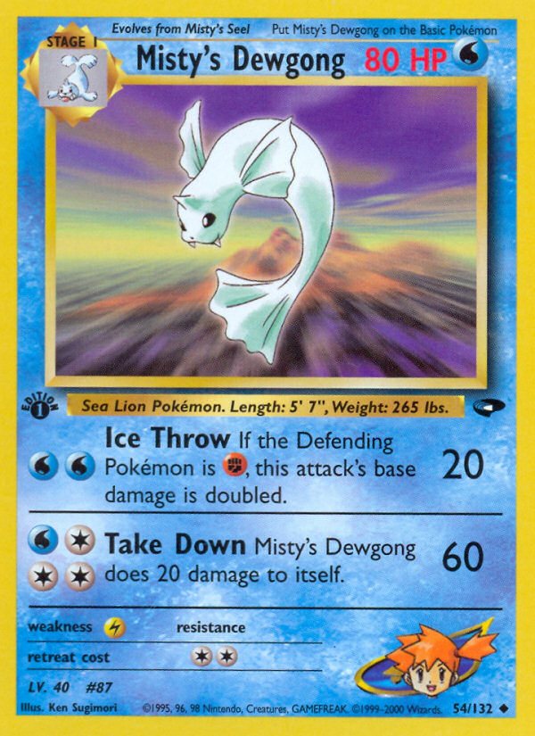 Misty's Dewgong (054/132)
