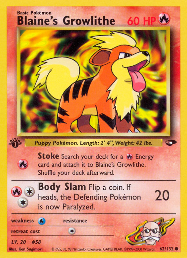 Blaine's Growlithe (062/132)