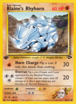 Blaine's Rhyhorn (065/132)