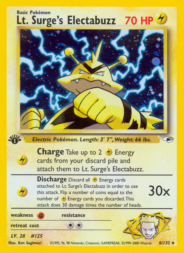 Lt. Surge's Electabuzz (006/132)