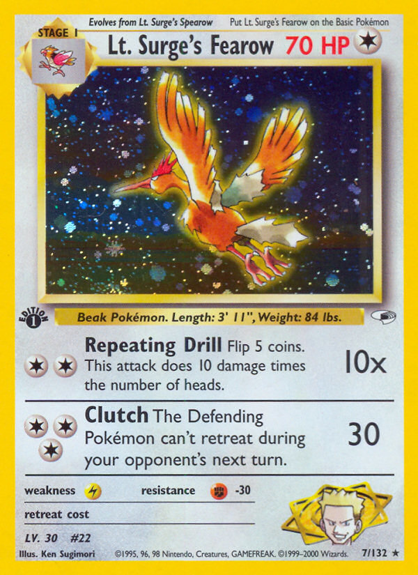 Lt. Surge's Fearow (007/132)