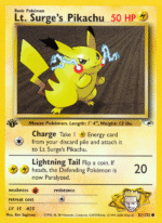 Lt. Surge's Pikachu (081/132)