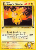 Lt. Surge's Pikachu (084/132)