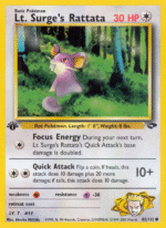 Lt. Surge's Rattata (085/132)