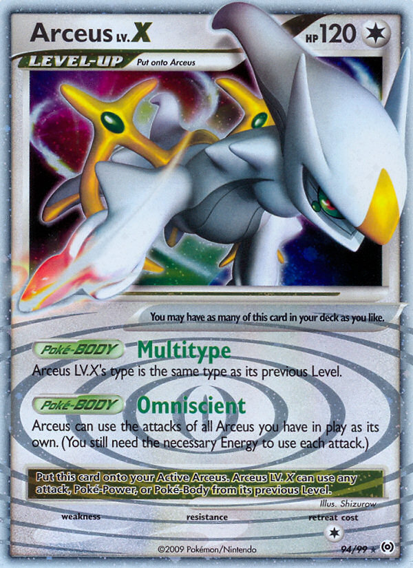 Arceus LV.X (094/99)