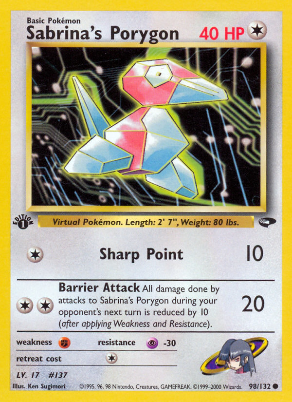 Sabrina's Porygon (098/132)