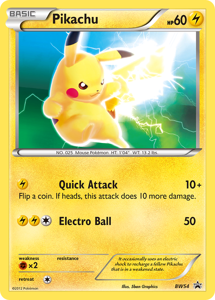 Pikachu (BW54/101)