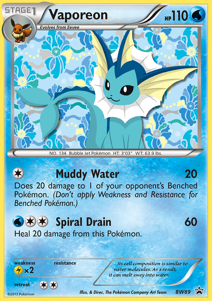 Vaporeon (BW89/101)