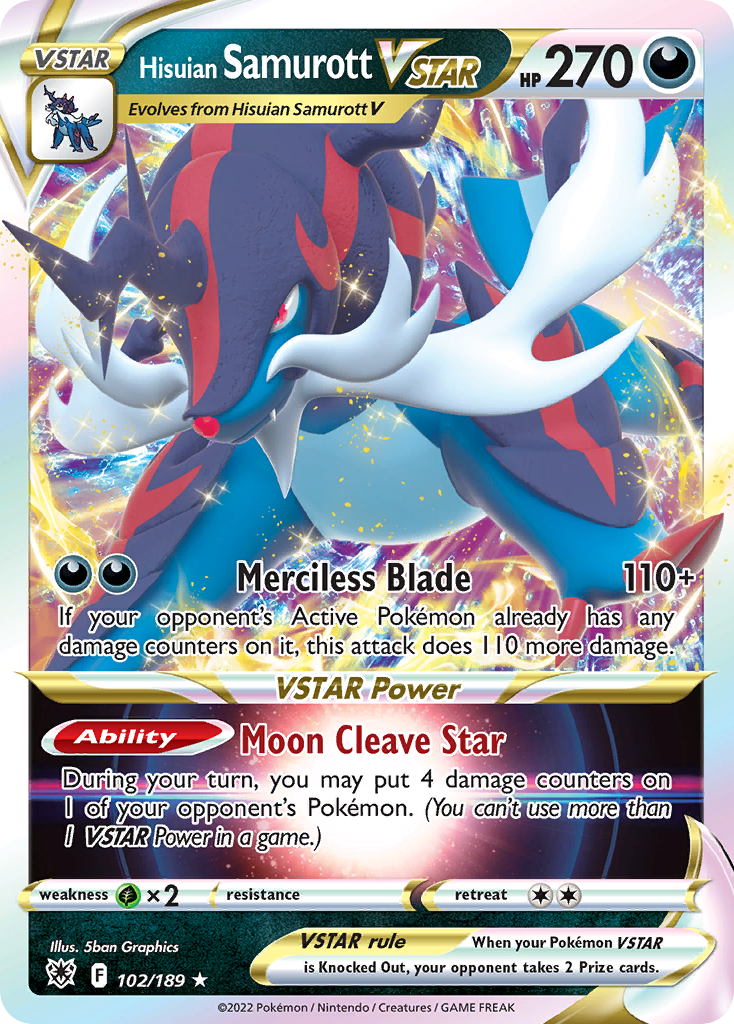 Hisuian Samurott VSTAR (102/189)