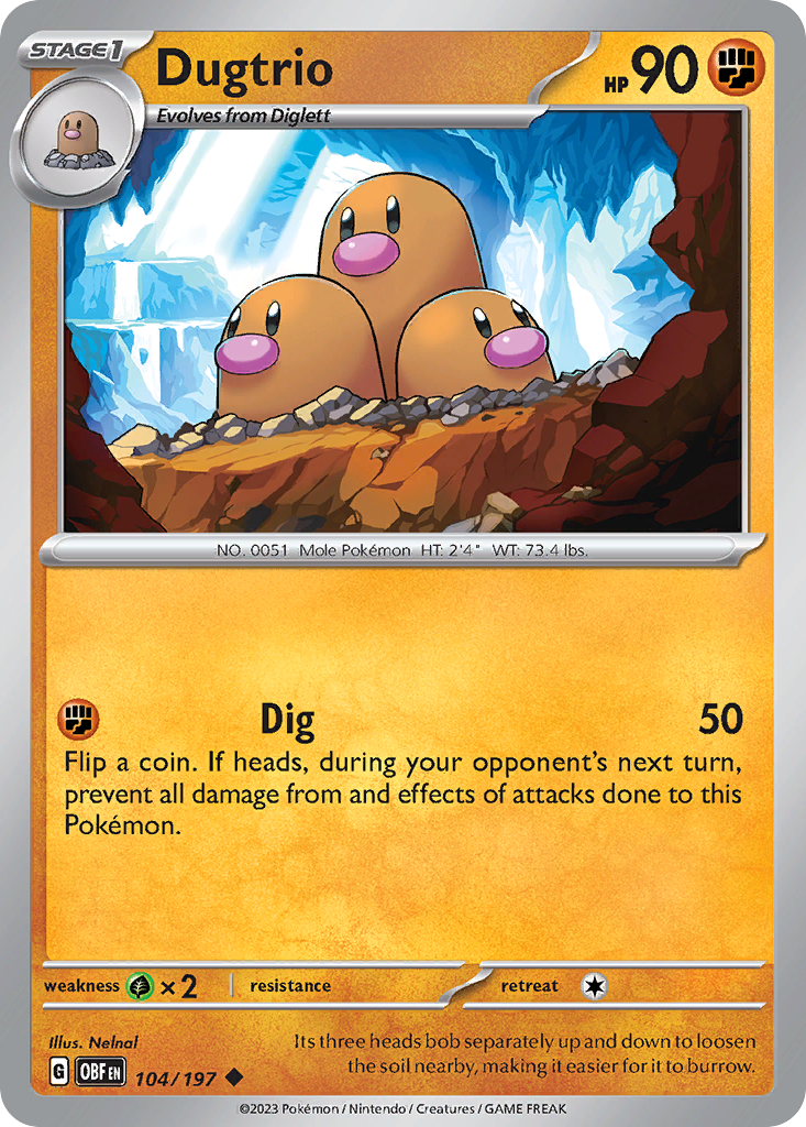 Dugtrio (104/197)