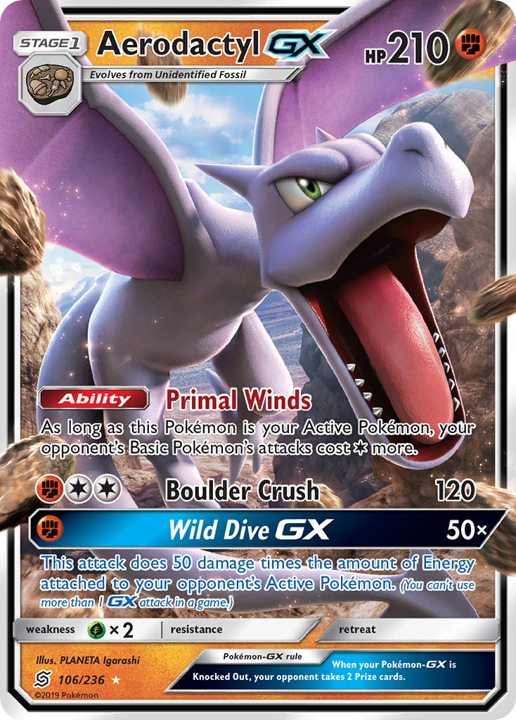 Aerodactyl-GX (106/236)