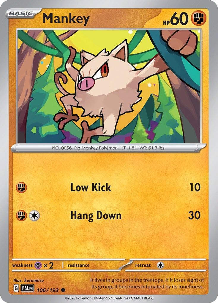 Mankey (106/193)