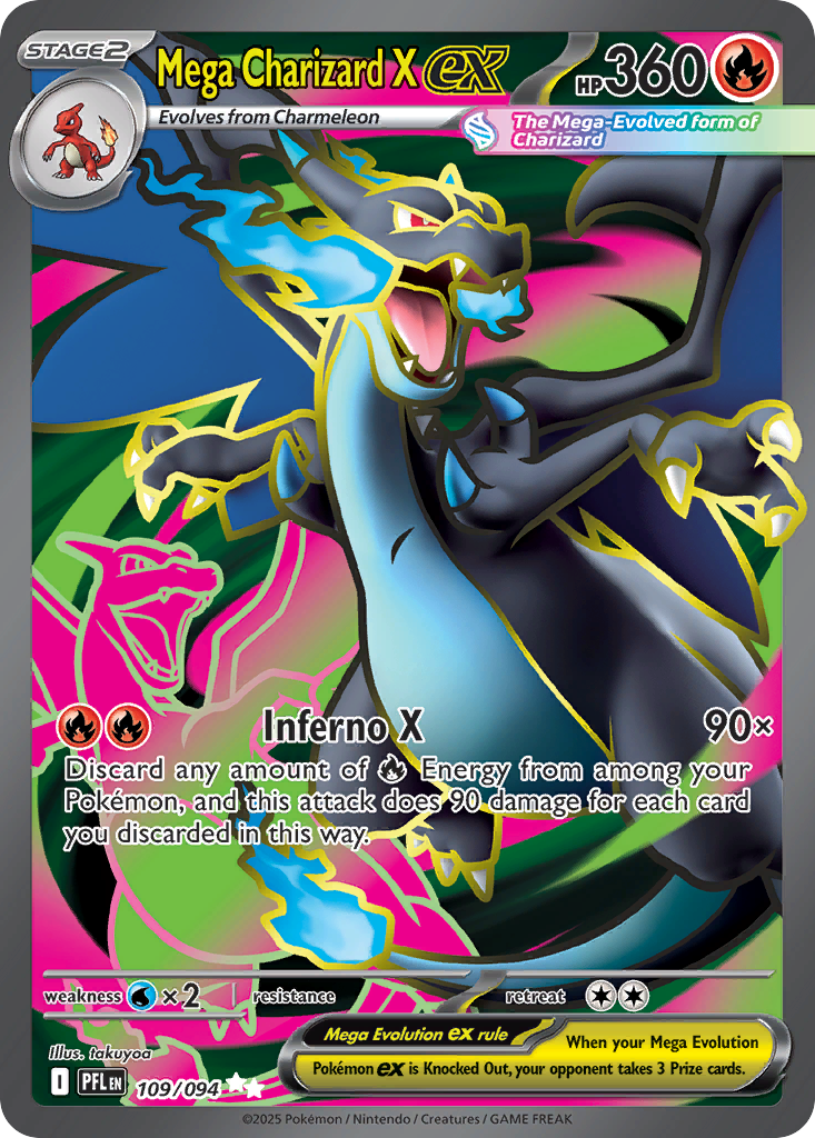 Mega Charizard X ex (109/94)