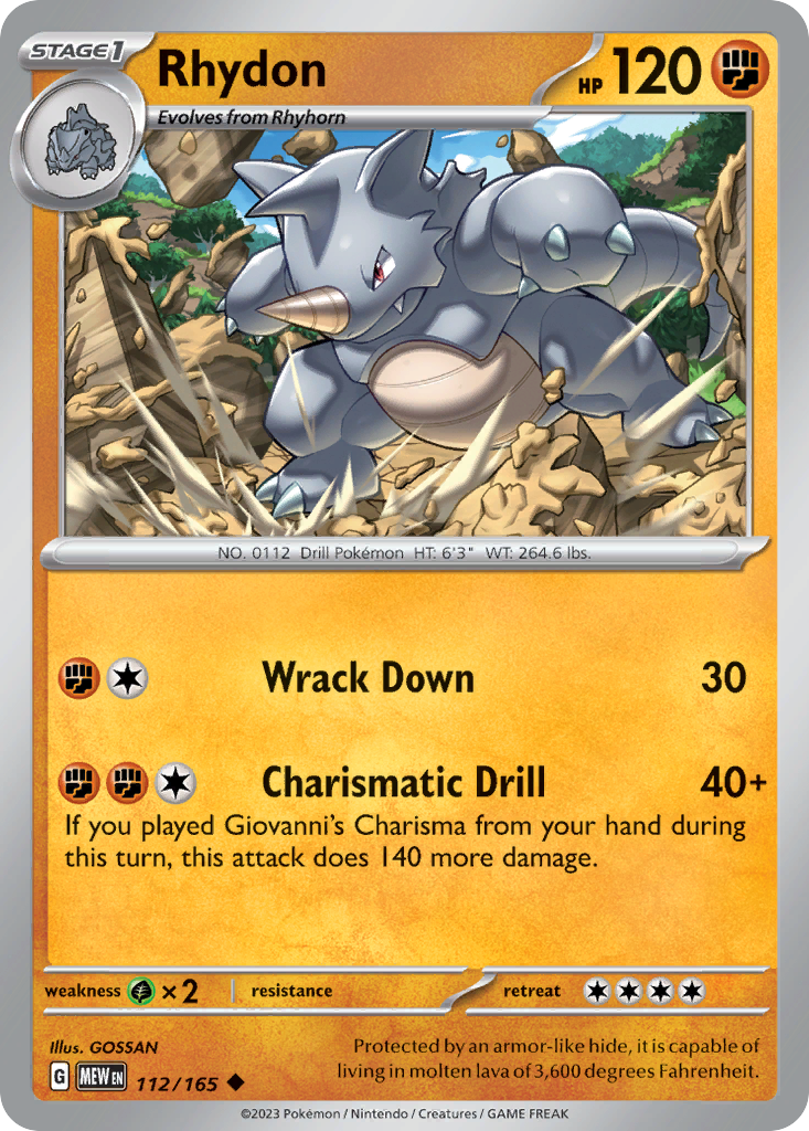 Rhydon (112/165)