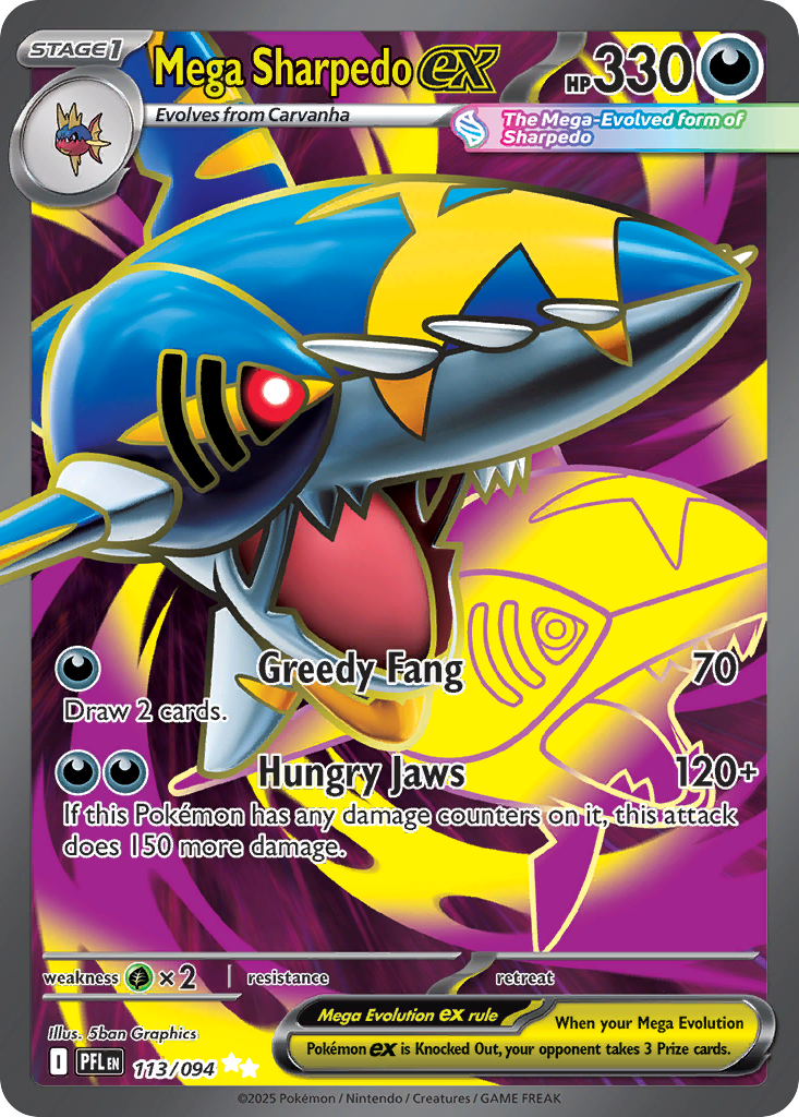 Mega Sharpedo ex (113/94)