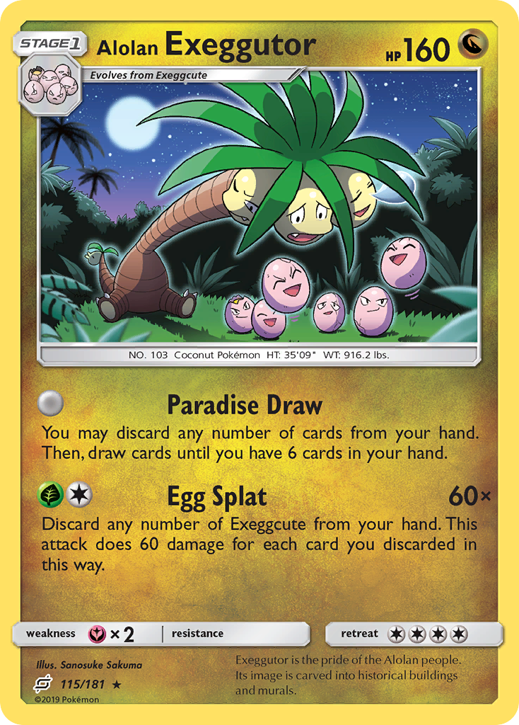 Alolan Exeggutor (115/181)
