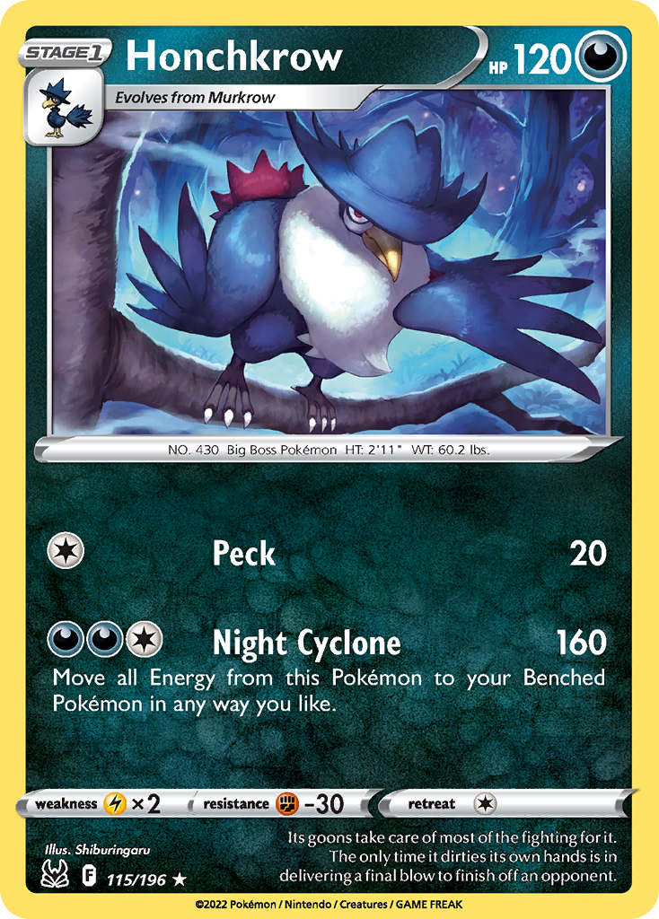 Honchkrow (115/196)