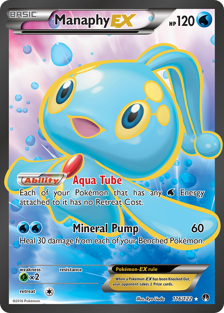 Manaphy-EX (116/122)