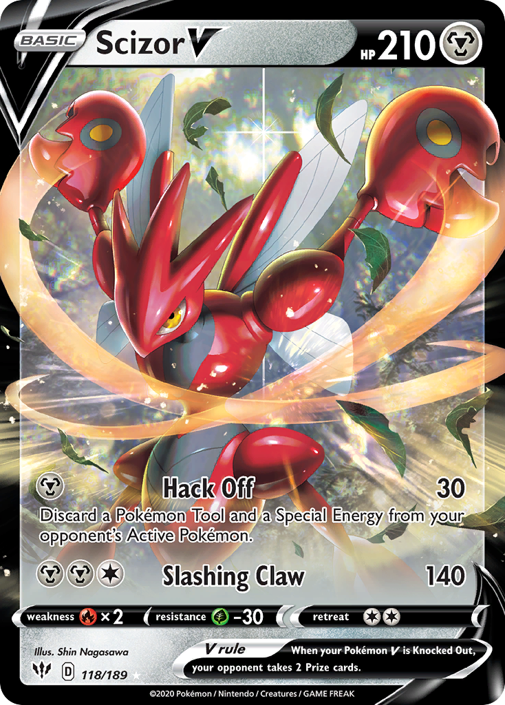 Scizor V (118/189)
