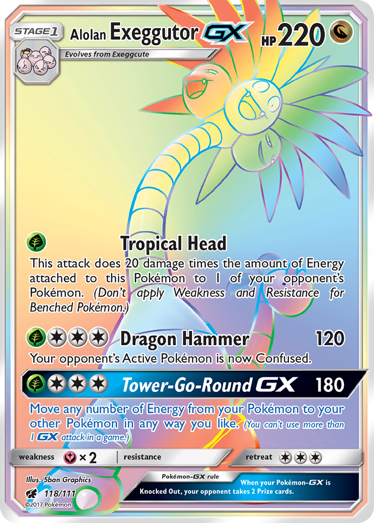 Alolan Exeggutor-GX (118/111)
