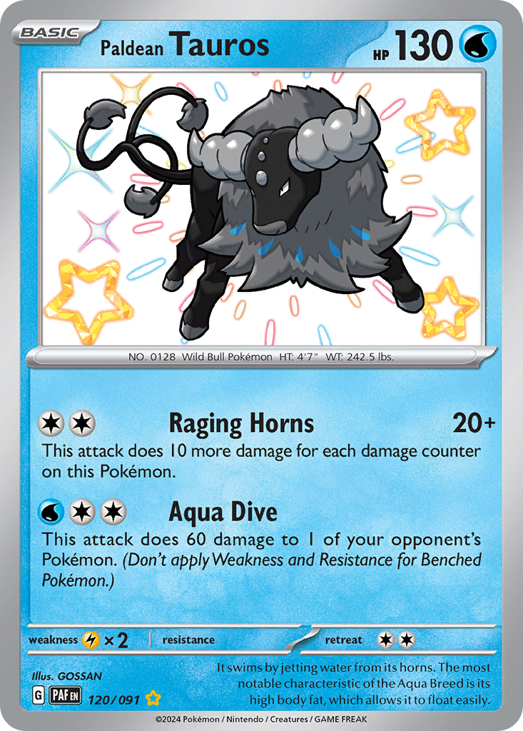 Paldean Tauros (120/91)