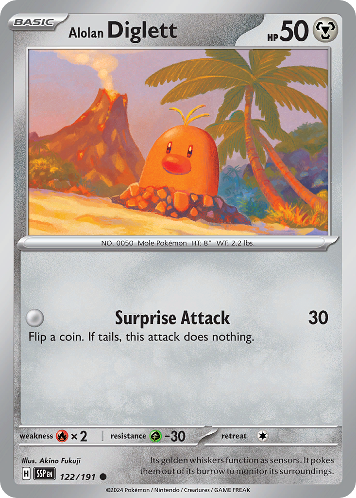 Alolan Diglett (122/191)