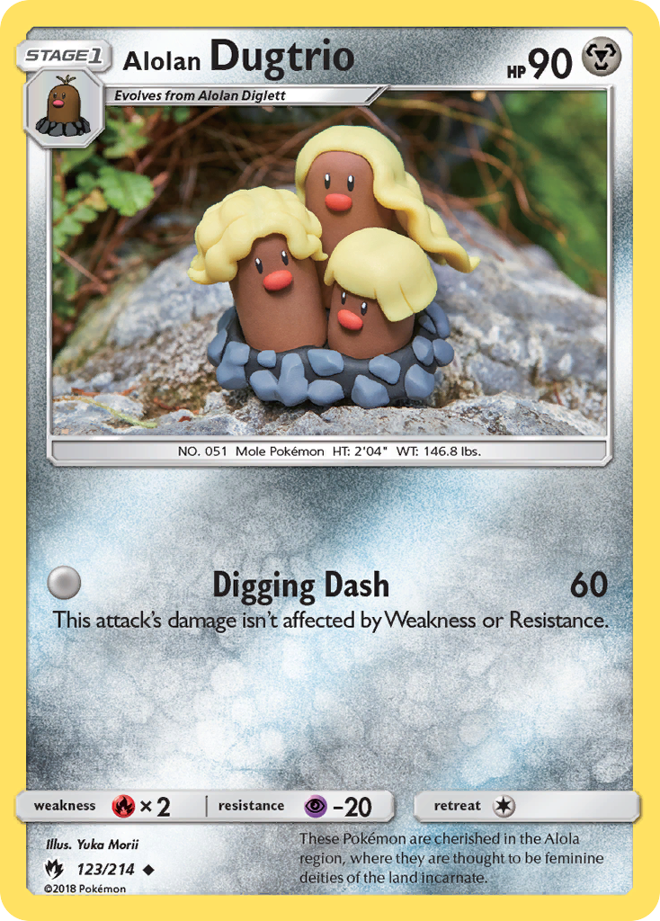 Alolan Dugtrio (123/214)