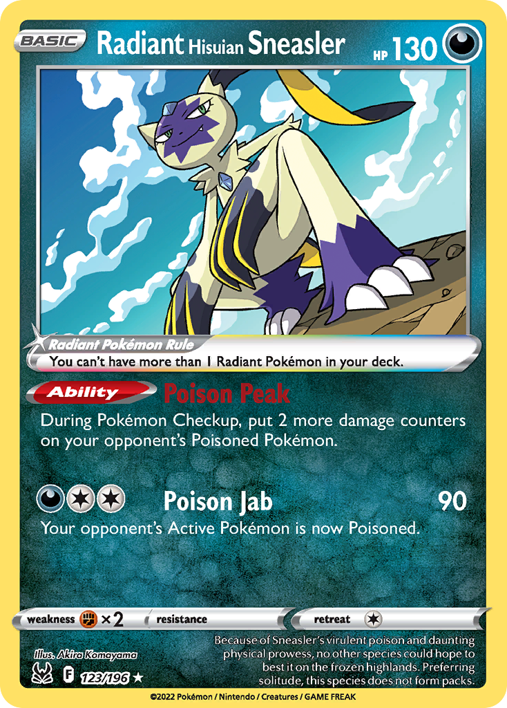 Radiant Hisuian Sneasler (123/196)