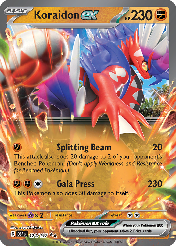 Koraidon ex (124/197)