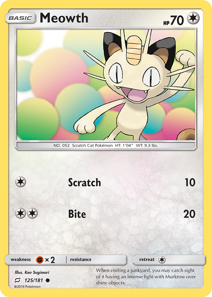 Meowth (125/181)