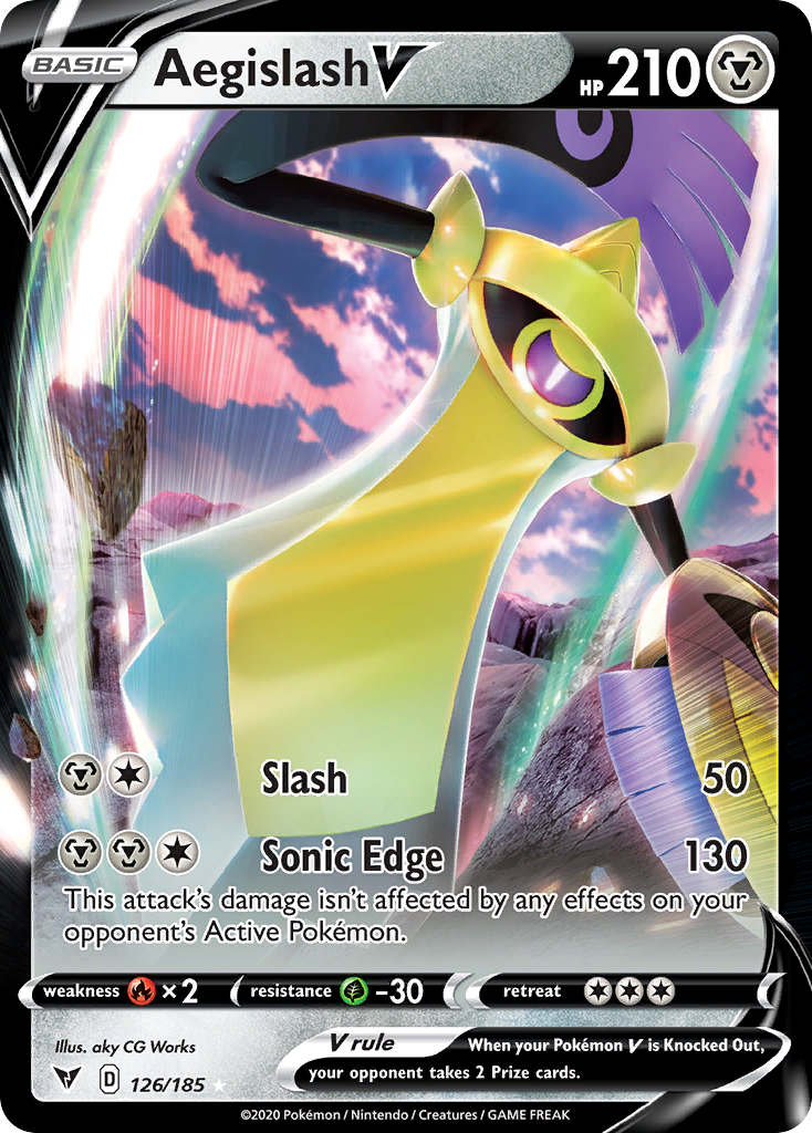 Aegislash V (126/185)