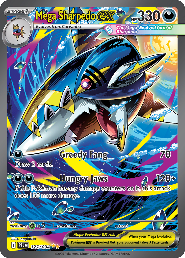 Mega Sharpedo ex (127/94)