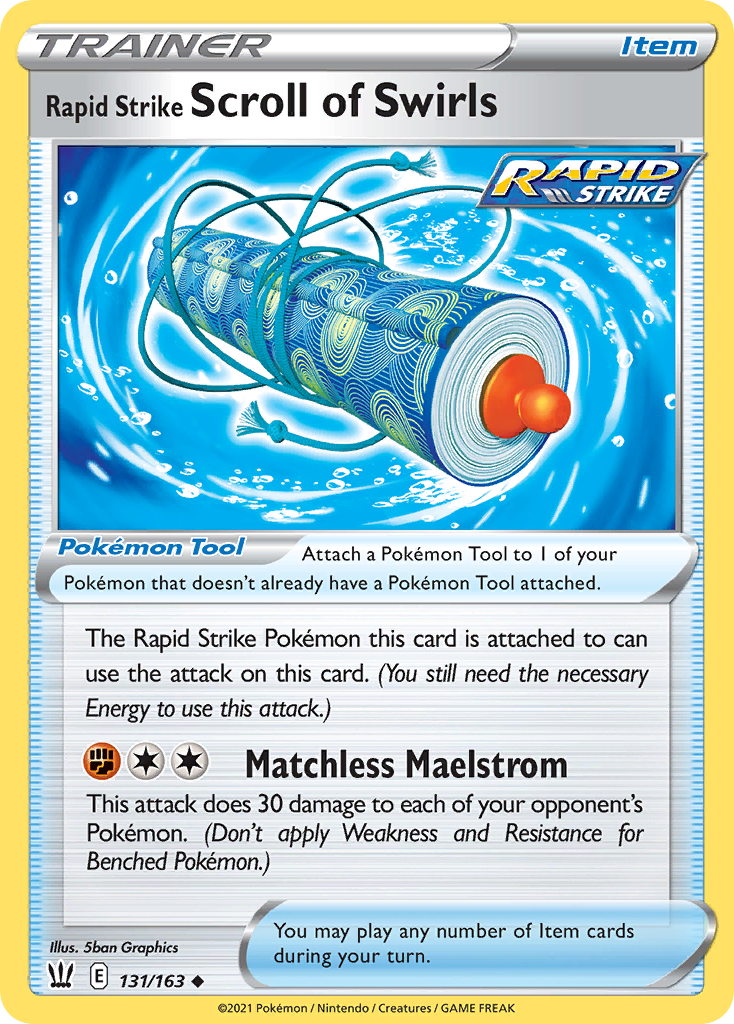 Rapid Strike Scroll of Swirls (131/163)