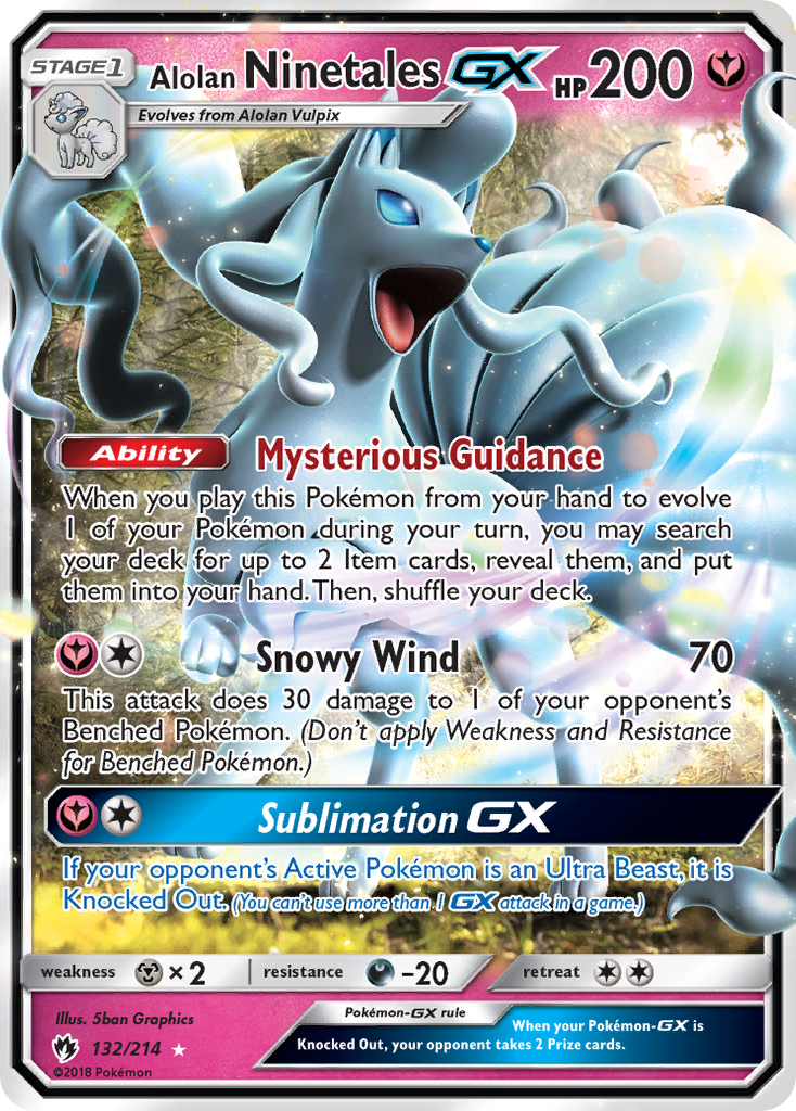 Alolan Ninetales-GX (132/214)
