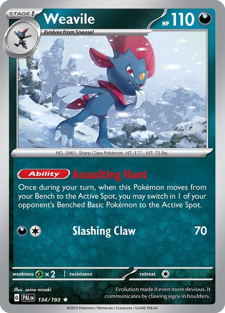 Weavile (134/193)