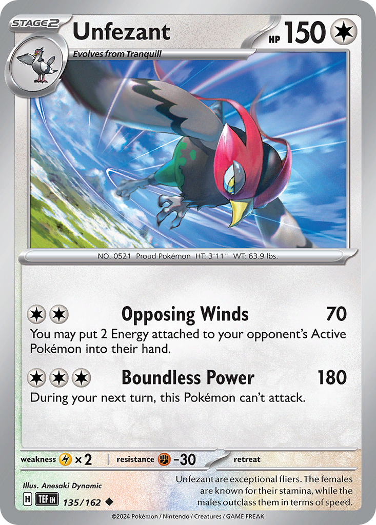 Unfezant (135/162)