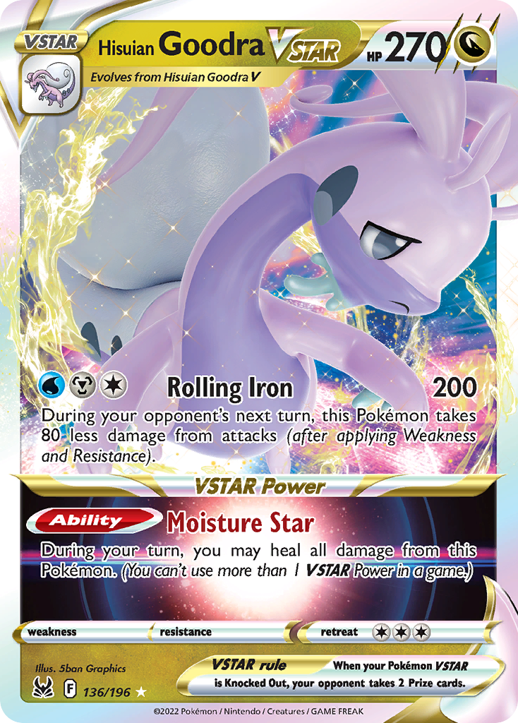 Hisuian Goodra VSTAR (136/196)